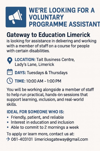 Voluntary Programme Assistant