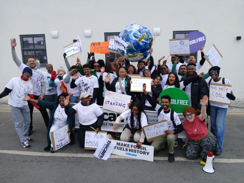 St Patrick's day parade float