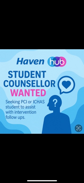 Student Counsellors Needed