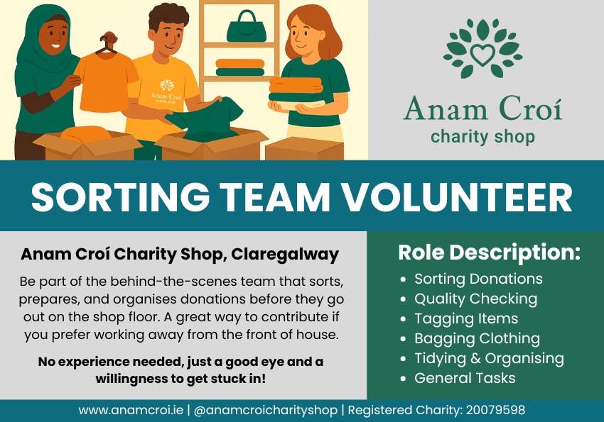 Sorting Team Volunteer
