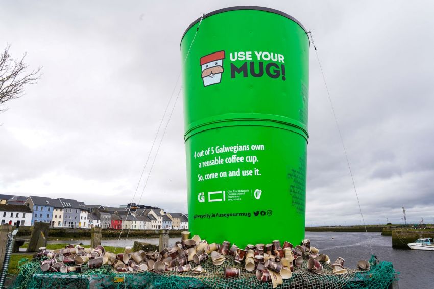 Galway City reusable coffee cup campaign