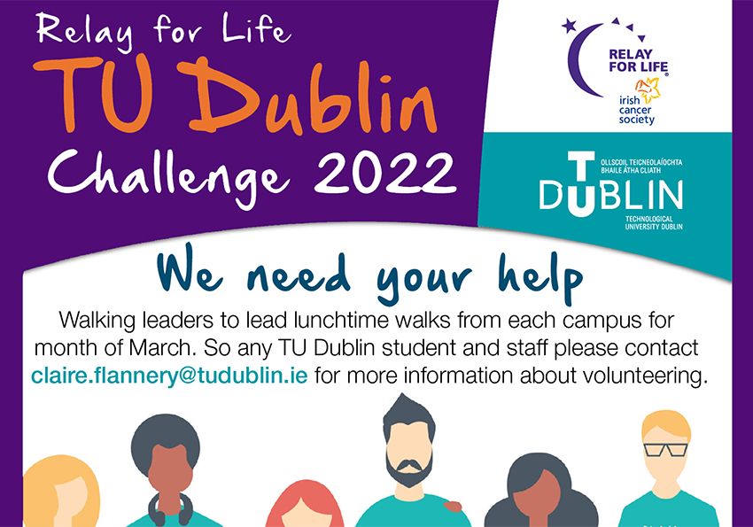 TU Dublin Relay for Life Volunteer Student Walk Leaders